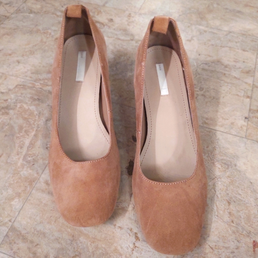H&M Suede Block Heels
